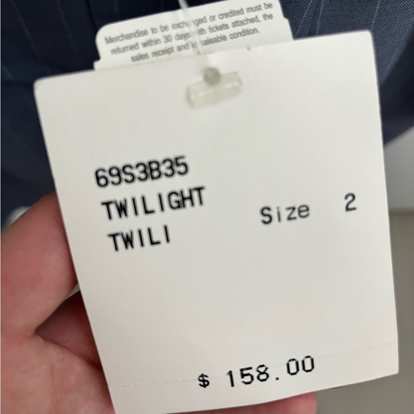 NWT lafayette 148 gray wool skirt size 2 Petite - Picture 6 of 6